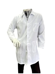 Bata de Laboratorio Diferentes Tallas - Blanco - Ver 1