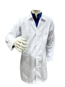 Bata de Laboratorio Diferentes Tallas - Blanco - Ver 3