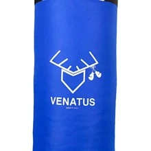 Costal de Box 90 cm Venatus Reforzado Vacío para Entrenamiento Profesional - Azul - Ver 2