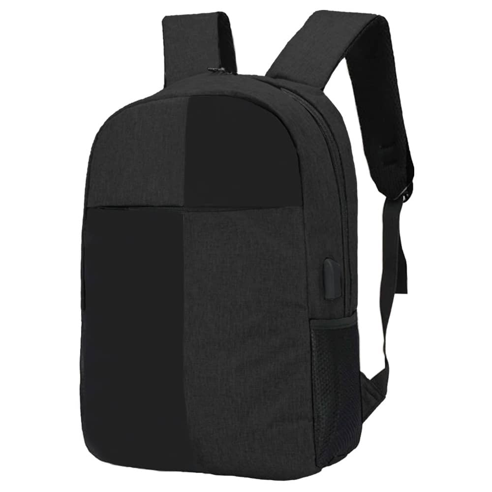 Shendy Vendy Mochila Laptop De Gran Capacidad 15.6" Impermeable Escolar Con Carga Usb, bolso para estudiantes hombres y mujeres resistente al desgaste para viaje diario - Negro - Ver 1