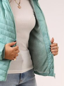 Women Winter Coats - Green - View 5