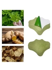 10 Parches Para Dolor Muscular Columna, Espalda Baja, Hombros, ETC. Ingredientes Naturales. - Verde militar - Ver 1