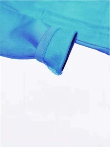 Suéter Abierto Con Botón Uniforme Escolar Punto Roma Tallas Reducidas - Celeste - Ver 5