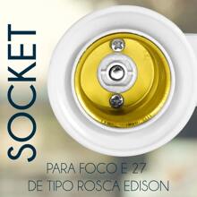 Portalámpara Adaptador Enchufe Socket Con Clavija Y Apagador 110v E27 - Blanco - Ver 6