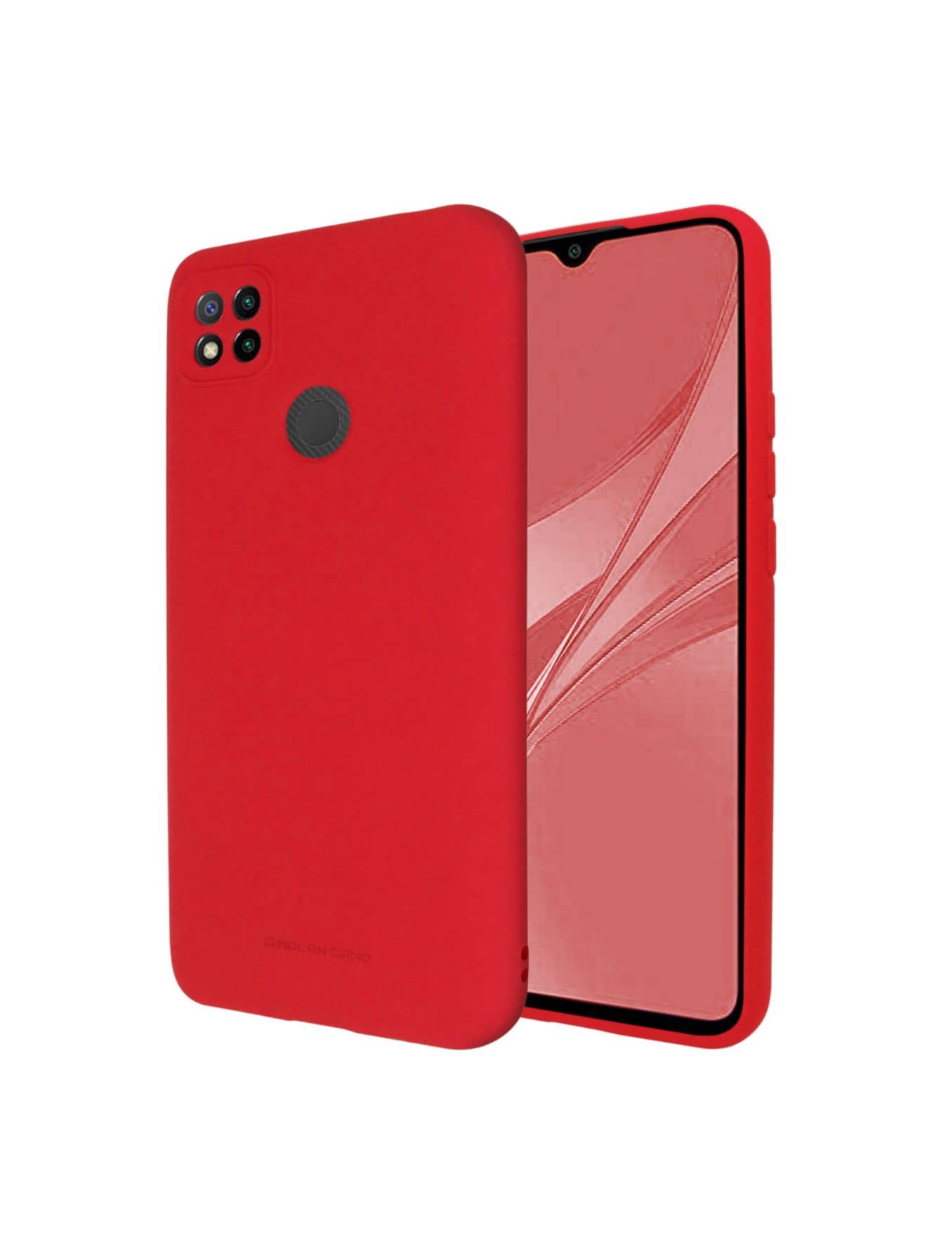 Molan Cano Soft Silicon Case For Xiaomi Redmi 9C - Red - View 1