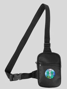 Pega A Visao Men Crossbody Bags - màu đen - Xem 6
