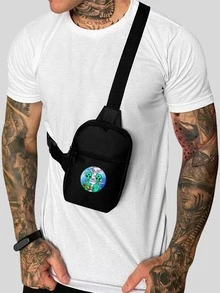 Pega A Visao Men Crossbody Bags - màu đen - Xem 2