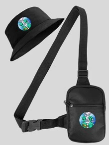 Pega A Visao Men Crossbody Bags - màu đen - Xem 1