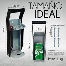 Crusher Crushes Aluminum Can Opener 473 Ml Wall - Silver - View 4