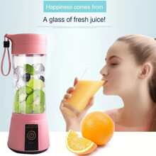 便攜式可充電果汁提取器,小型電動嬰兒食品榨汁機,適用於家用 - 藍色 - 查看 5