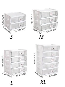1 pieza Caja de almacenamiento simple y linda con cajones para accesorios del cabello de niña, como lazos, pinzas, diademas y otras joyas, ideal para fiestas de revelación de género, cumpleaños, bodas, fiestas, el regalo perfecto para colegas, amigos y familiares, de vuelta a la escuela