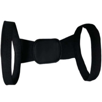 1 pieza trasero abrazadera corrección Cinturón lumbar abrazadera Plancha cuello corrector Cinturón Corsé corrección de postura personal salud