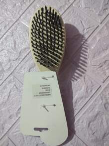 CEPILLO DOBLE DE MADERA PARA MASCOTAS - Beis - Ver 4