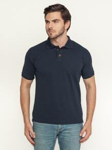 Men Polo Shirts - Màu xanh hải quân - Xem 1