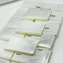 50 piezas/paquete Tarjeta , transparente Kpop Postales Bolsas - transparente - Ver 1