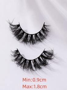 Lông mi giả Lông mi mắt mèo Lông mi giả ấn tượng Nhìn tự nhiên 7 cặp 8D Wispy Fluffy Gói mở rộng Khối lượng dày Faux Mink Lashes Tàn ác miễn phí - màu đen - Xem 4