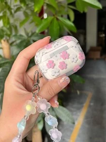 Summer Floral Pattern Case Compatible With AirPods Comptible With Airpods1/2 AirPods Pro - Multicolor - View 2