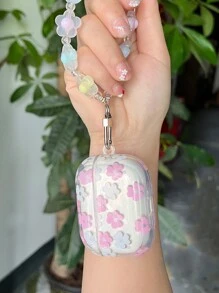 Summer Floral Pattern Case Compatible With AirPods Comptible With Airpods1/2 AirPods Pro - Multicolor - View 4