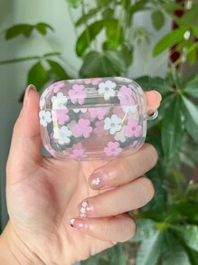 Summer Floral Pattern Case Compatible With AirPods Comptible With Airpods1/2 AirPods Pro - Multicolor - View 6