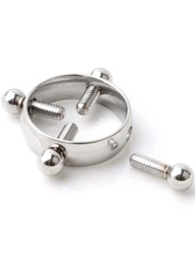 2 cái / bộ Vòng núm vú tối giản - Bạc - Xem 3