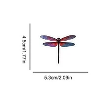 53入組/包蜻蜓防水diy創意塗鴉貼紙,適用於吉他、滑板、水樽、桿、頭盔、雪板、手提電腦、手機殼、冰箱門、行李箱、塗鴉貼紙,完美聖誕禮物