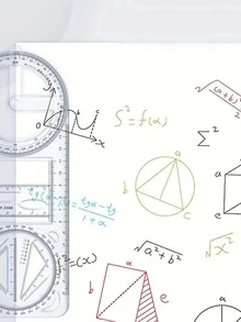 1 pieza Regla multifuncional con función geométrica gráfica, rotatoria, universal para estudiantes, herramienta de dibujo, plantilla de copia a mano, regla de dibujo, regla triangular - transparente - Ver 7