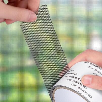 1 Rolle Anti-Mücken Fenster Reparatur Patch , Türvorhang Bildschirm Reparatur Patch & Kleber