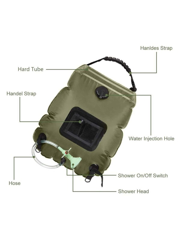 Outdoor Solar Shower Bag, Portable Camping Shower Bag, Shower Tools