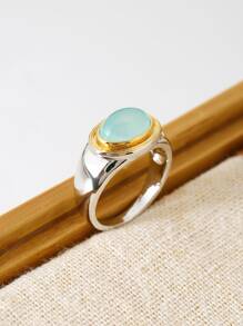 Anillo bicolor vintage - Multicolor - Ver 3