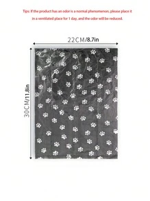 8rolls Paw Pattern Random Pet Poopbag For Dog And Cat For All Season - Nhiều màu - Xem 2