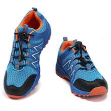 Boys and Girls Fashion Sneakers Kids Outdoor Hiking Shoes Non Slip Walking Shoes - Màu xanh lam - Xem 4