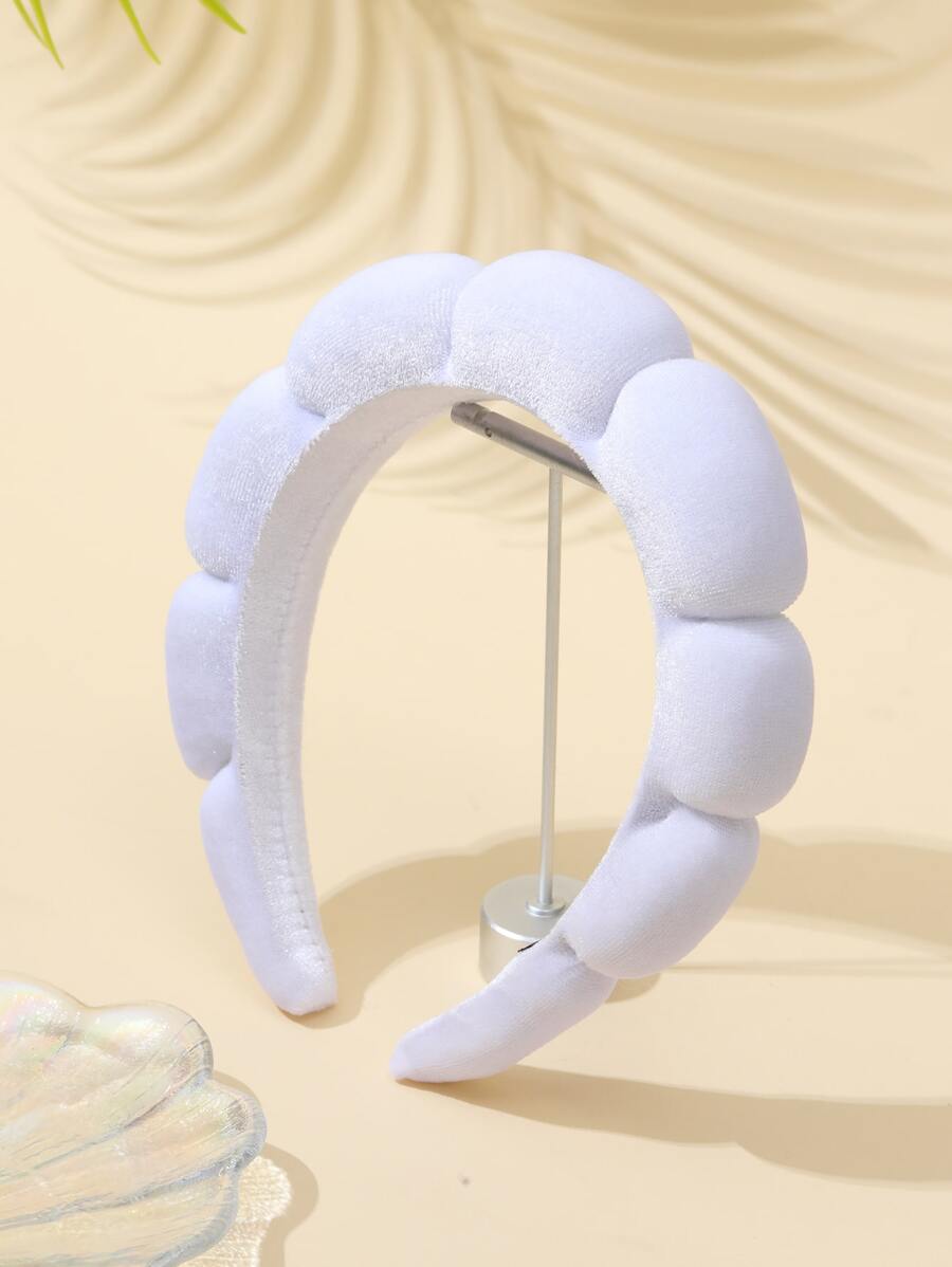 1 Miếng Nhung Rộng Băng đô cài tóc Đối với Rửa , Chăm sóc da , Trang điểm , Và Tạo kiểu