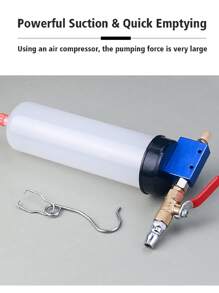 Car Brake Fluid Change Oil Change Tool Hydraulic Clutch Oil Pump Brake Fluid Drain Empty Replacement Drain Kit - White - View 8