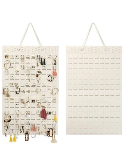 الجديد لباد اقراط تخزين حقيبة معلقة , موحد اللون مع سعة كبيرة