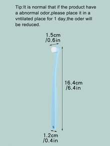 1入組隨機色寵物牙刷適用於狗狗和貓適用於牙清潔 - 彩色 - 查看 8