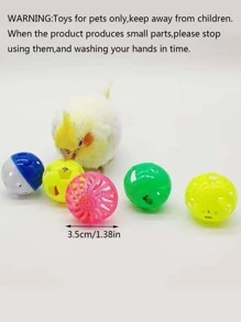5pcs Ball Design Random Parrot Toy For Bird Playing - Multicolor - View 2
