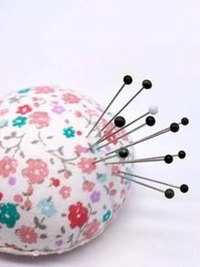 480pcs Faux Pearl Head Pins With Extended Length, Wedding Accessory, White - Black and White - View 3