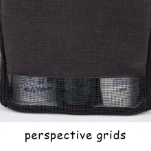 浴室架便攜-大學宿舍適用於男士-大容量,速幹帶金屬鉤-旅行淋浴包-透氣網布健身房浴室架淋浴包適用於海灘,游泳,健身房 - 黑色 - 查看 7