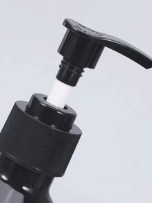 半包300毫升带泵分配瓶适用于乳液、洗发水、护发素、沐浴露空容器家居浴室装饰夏季 - 咖啡棕 - 查看 5