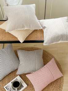1 Stück Zebra Streifen Patchwork Kissenbezug , Modern einfach Kissenbezug für Wohnzimmer , Schlafzimmer , Sofa , und Stuhl - Schwarz und Weiss - Übersicht 7