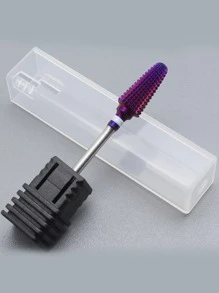 Easy Nail 2way Tím Pro Toàn Bộ Carbide Móng Khoan Móng Tay Nghệ Thuật Máy Khoan Điện Máy Dũa Dụng Cụ Làm Móng Tay Cắt Và Ba Lan Đáy móng Tay - Màu tím - Xem 3