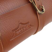 1pc Hot Retro Bicycle Tail Bag PU Leather Cycling Bag Saddle Pouch Rear Pannier Personalized Riding Vintage Bike Bag - Brown - View 5
