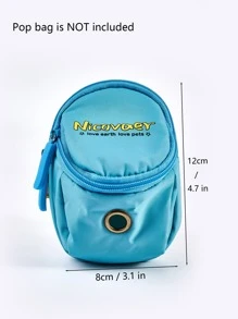 nicovaer 1入組標語圖形寵物零食袋