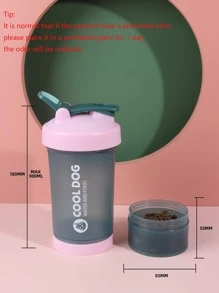 nicovaer 2入組寵物旅行碗和瓶套裝