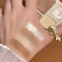 4色修容盤附鏡子啞光提亮 - 四色修容02# - 查看 6