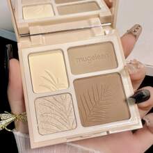 4色修容盤附鏡子啞光提亮 - 四色修容02# - 查看 5