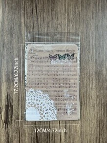 1book/25sheets Vintage Book Style Scrapbook Diy Decoration Material Paper Back To School - Multicolor - View 4