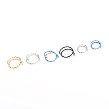 5音組/套磁力鼻環 - 彩色 - 查看 4