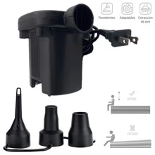 Shendy Vendy Colchón inflable de tamaño queen resistente con bomba de aire - Marrón - Ver 6