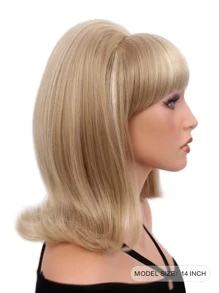 Blonde 60s Beehive Wigs For Women Pinup Pelucas 50s Synthetic Hair Wig For Women Ladies Daily Used Costume Cosplay Fancy Dress 1960s 1950s Retro Wigs - 亞麻金 - 查看 2